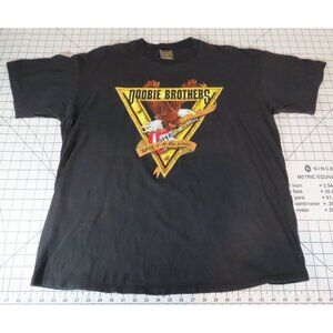 VTG Doobie Brothers Eagle Take it to the World T-shirt XL Classic Rock Band Tour